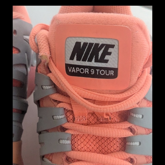 Nike Vapor 9 Tour Tennis Shoes Pink Blue Performance Sneakers Size 8 - Picture 5 of 11